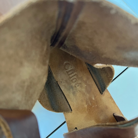 Chloe Leather Sandals - Picture 2 of 7